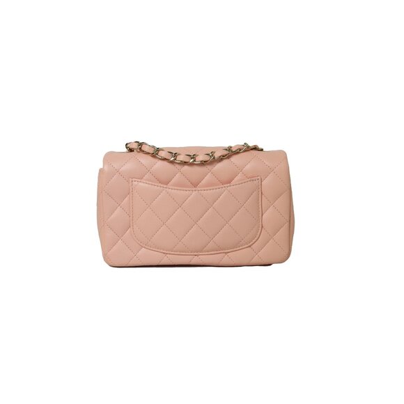 Chanel Mini Flap Lambskin Bag Light Orange - Picture 3 of 3